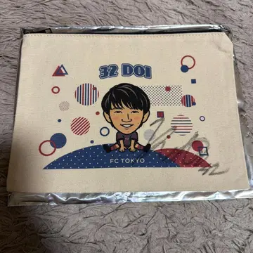 FC 도쿄 도쿄 복권 파우치 토히 칸타 사인 포함