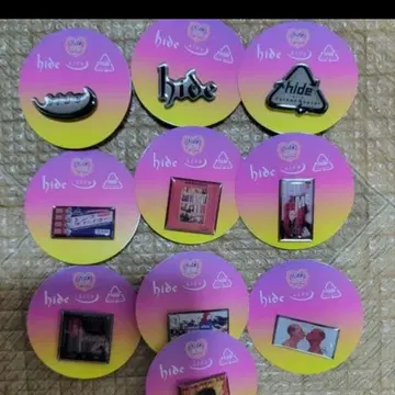 hide CD 자켓 & 로고 컬렉션 핀즈 캡슐 컴플리트 세트