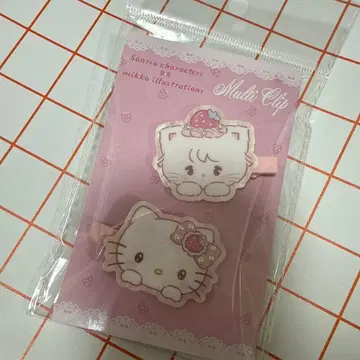mikko 산리오 멀티 클립 세트 앞머리 클립 무스 x 키티