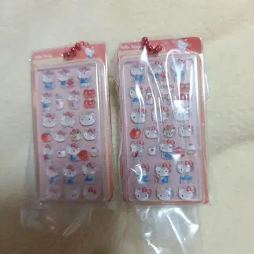 산리오 봉봉 드롭 씰 참 가챠가챠 키티 2개