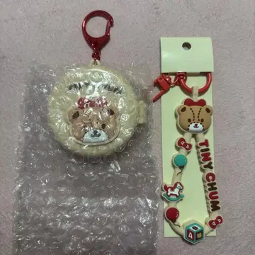 산리오 타이니참 러버코드 키링 컴팩트 브러쉬