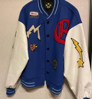 메종 에메랄드 바시티 자켓