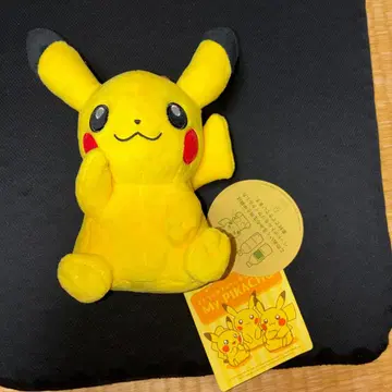 포켓몬 센터 봉제 인형 My PIKACHU 오른손 들기 피카츄 택 포함