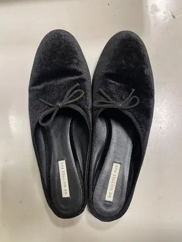 누키테파 발레 슈즈 샌들 블랙 39 사이즈