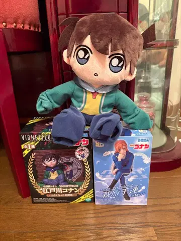 명탐정 코난 봉제 인형과 피규어 세트 30주년