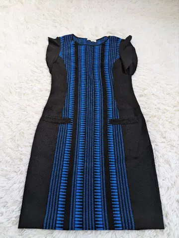 EPOCA 무릎 기장 원피스 파워넷 신축 머메이드 슬리브 40