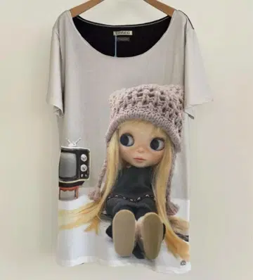 COYSEIO X BLYTHE 그래픽 원피스 S 사이즈