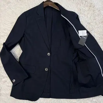 택 포함 새상품 아티산 테일러드 자켓 파이핑 네이비 M 사이즈