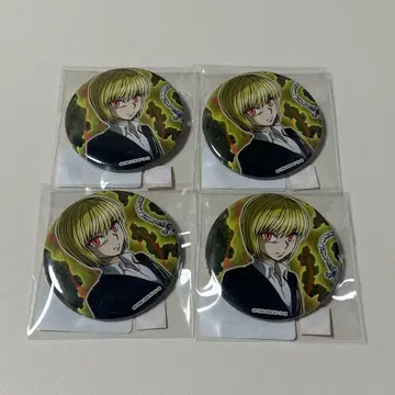 HUNTER x HUNTER Web 복권 발매 크라피카 캔뱃지 4개