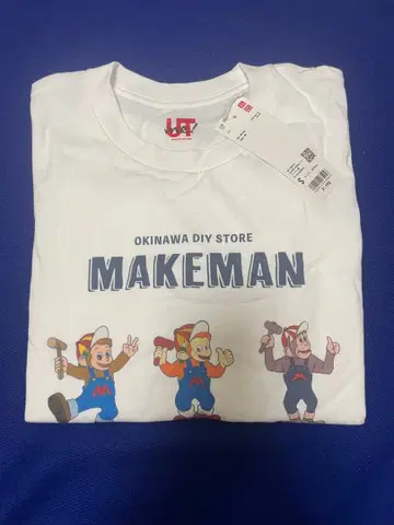 유니클로 UT 오리지널 티셔츠 S 오키나와 메이크맨