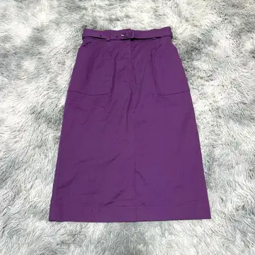 [내추럴 뷰티 베이직] 타이트 스커트 퍼플 S 미디 기장 [새상품급]