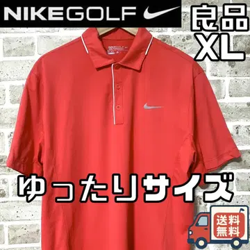 [루즈한 사이즈] 나이키 골프 남성용 반팔 피케 셔츠 XL 레드 계열