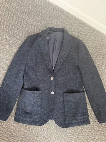 EPoca Uomo 다크 그레이 싱글 버튼 자켓