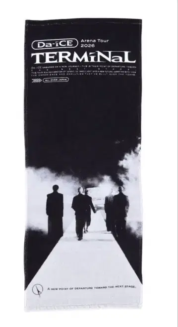 Da-iCE TERMiNaL 페이스 타월 최종 공연 은색 테이프 포함
