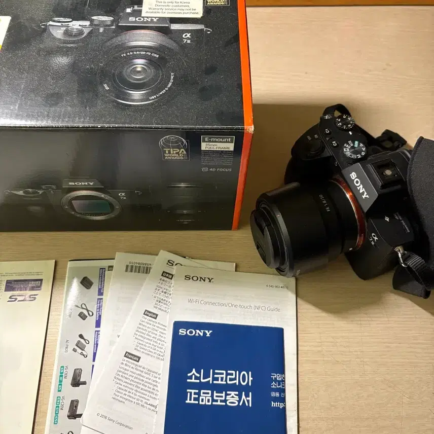 소니 A7M3 + FE 50mm F1.8 렌즈 (박스) 16000컷