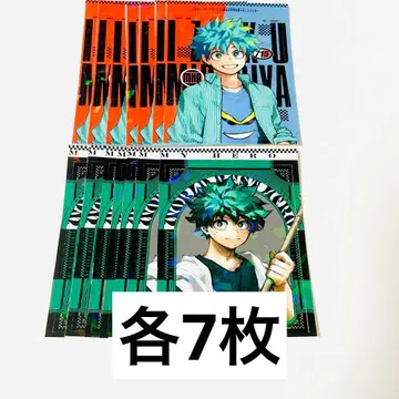 나의 히어로 아카데미아 최강 점프 맨즈논노 스티커 미도리야 이즈쿠 데쿠