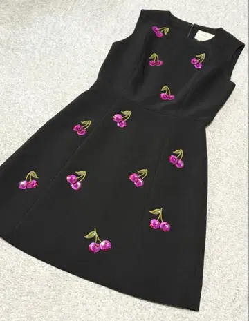 kate spade NEW YORK 체리 스팽글 드레스