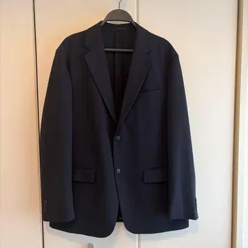 [미사용 새상품] UNIQLO 비즈니스 감동 자켓 다크 네이비 XL