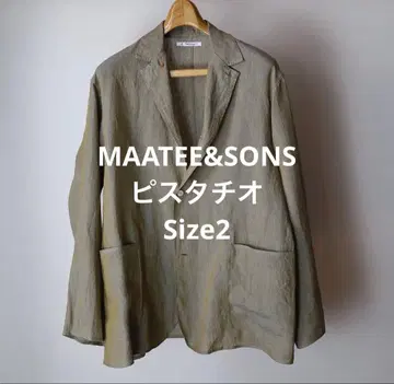 MAATEE&SONS 26SS 접고 접는 자켓 피스타치오 사이즈 2