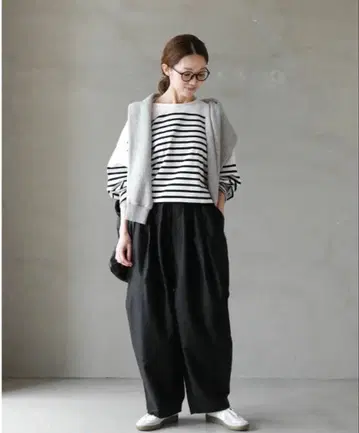 mizuiro ind 미즈이로 인드 몰스킨 와이드 카고 팬츠 블랙 일본