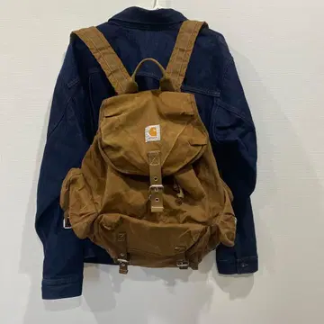 Carhartt 90년대 빈티지 일본제 덕지 브라운 백팩