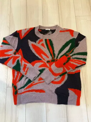 DRIES VAN NOTEN 꽃무늬 스웨터 S 사이즈