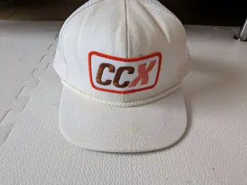 CCX 쿠로유메 키요하루 씨 트래커 캡 CAP USA 빈티지 화이트