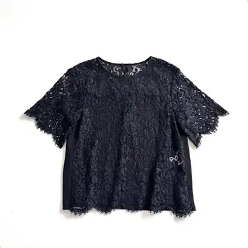 EPOCA 에포카 반팔 레이스 블라우스 40