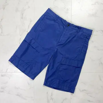LACOSTE 카고 밀리터리 하프 팬츠 네이비*OD1476