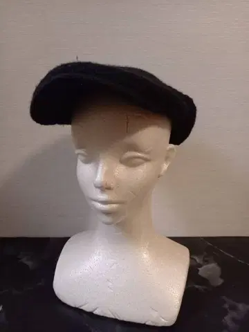 STETSON 블랙 니트 헌팅 캡 프리 사이즈