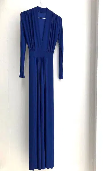 FASHION NOVA 롱 드레스 V넥 긴팔