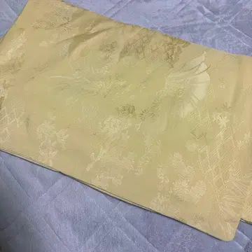 기모노 무지 코몬 옐로우 컬러 덕질 코스프레