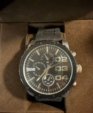 CROSS 크로노그래프 시계 상자&설명서 포함