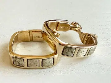 MONET 반지 같은 디자인 스퀘어 사각형 같은 고리 귀찌