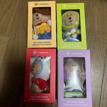 한국 스벅 토이스토리 베어리스타 4종 세트 전종 컴프
