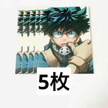 나의 히어로 아카데미아 한국판 특전 엽서 미도리야 이즈쿠 데쿠