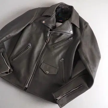 Schott 613JS size34 더블 라이더 자켓 브라운 새상품급