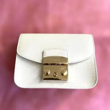FURLA 훌라 메트로폴리스 체인 숄더백 화이트