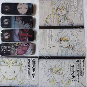 귀멸의 칼날 렌티큘러 캔뱃지 세트+나눔 포스카 토미오카 기유