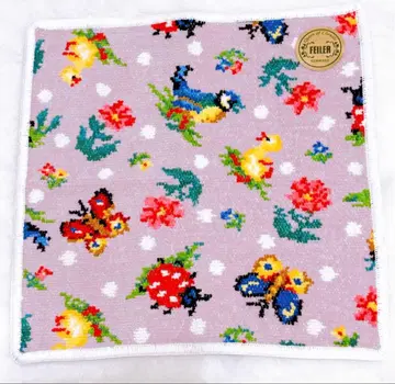 FEILER 매장 한정판 하이 도트 퍼플