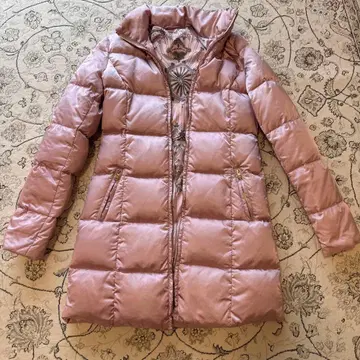 새상품급 Emilio Pucci 핑크 다운 자켓