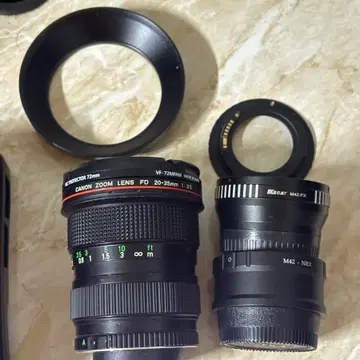 희귀) 캐논 FD 20-35mm f3.5 L 렌즈 + M42 어댑터 | 브랜드 중고거래