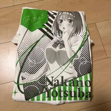 5등분의 신부 5등분의 신부전 message T셔츠 네잎 프리 사이즈