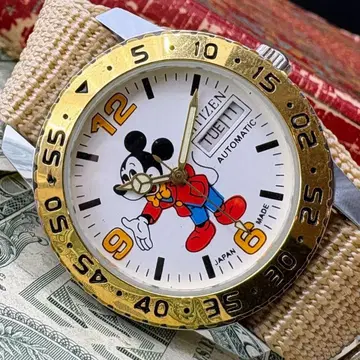 [사랑스러운] 시티즌 CITIZEN 남성용 손목시계 자동 와인딩 미키