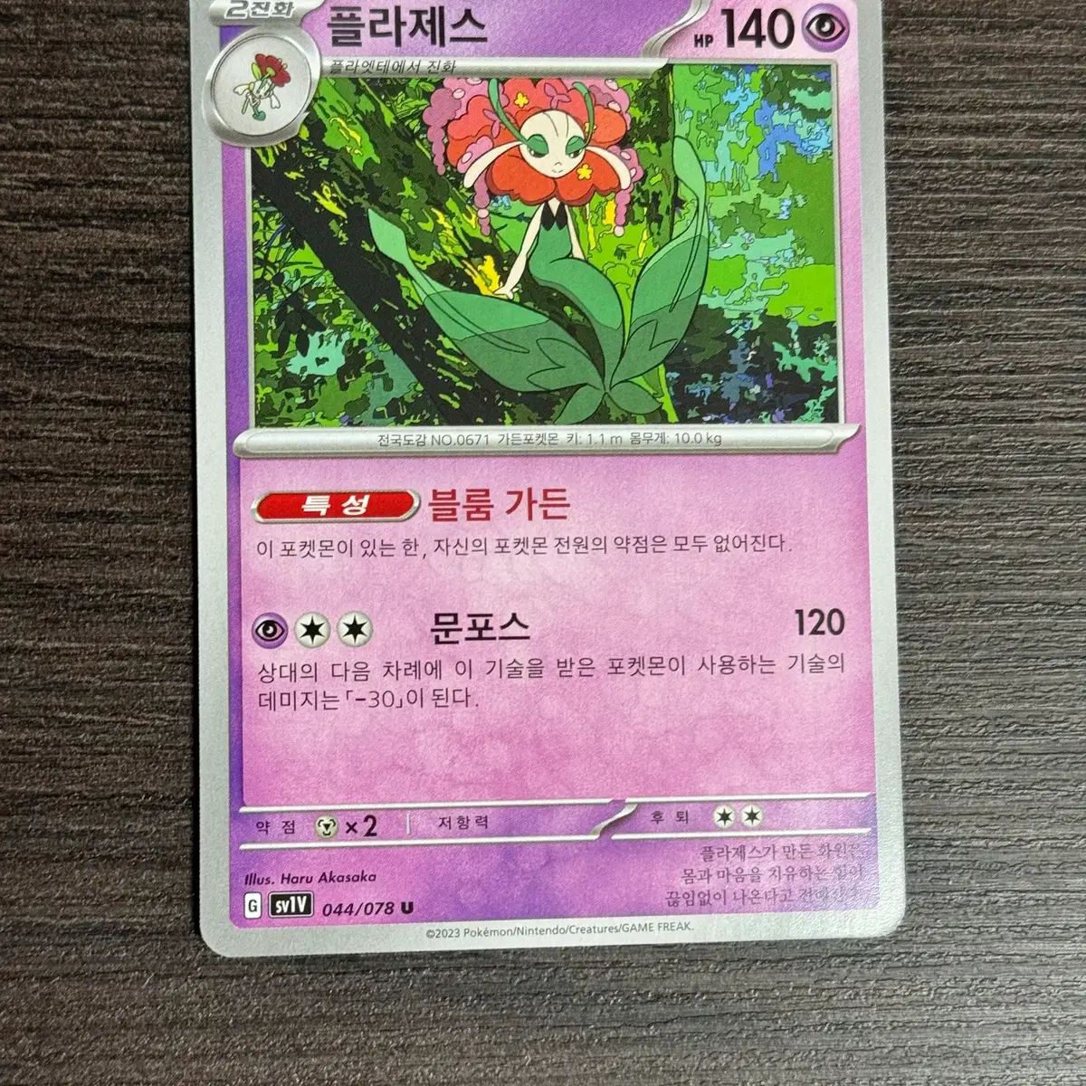 Pokemon Card Florges EX on Bunjang Global Site.