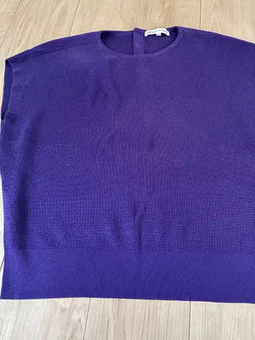 23K 퍼플 반팔 니트 38