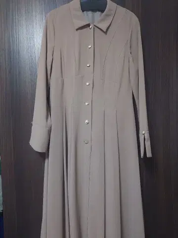 프로포션 바디 드레싱 가을 턱 셔츠 원피스 모카 M