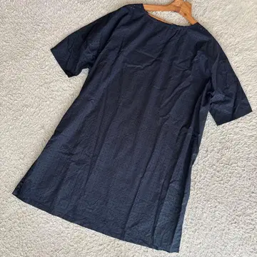 mizuiro ind 미즈이로 인드 펀칭 오버사이즈 네이비