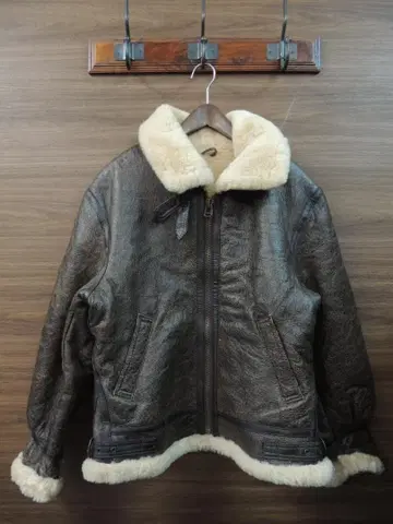 L 사이즈 TYPE B-3 리얼 무스탕 양가죽 B-3