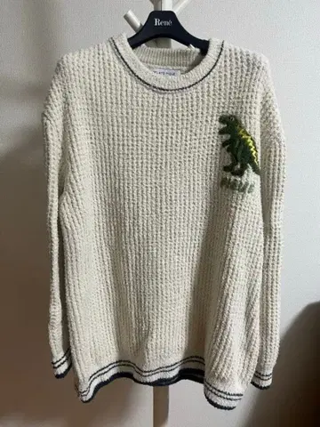 2025AW GELATO PIQUE HOMME 공룡 자수 니트 룸웨어 M